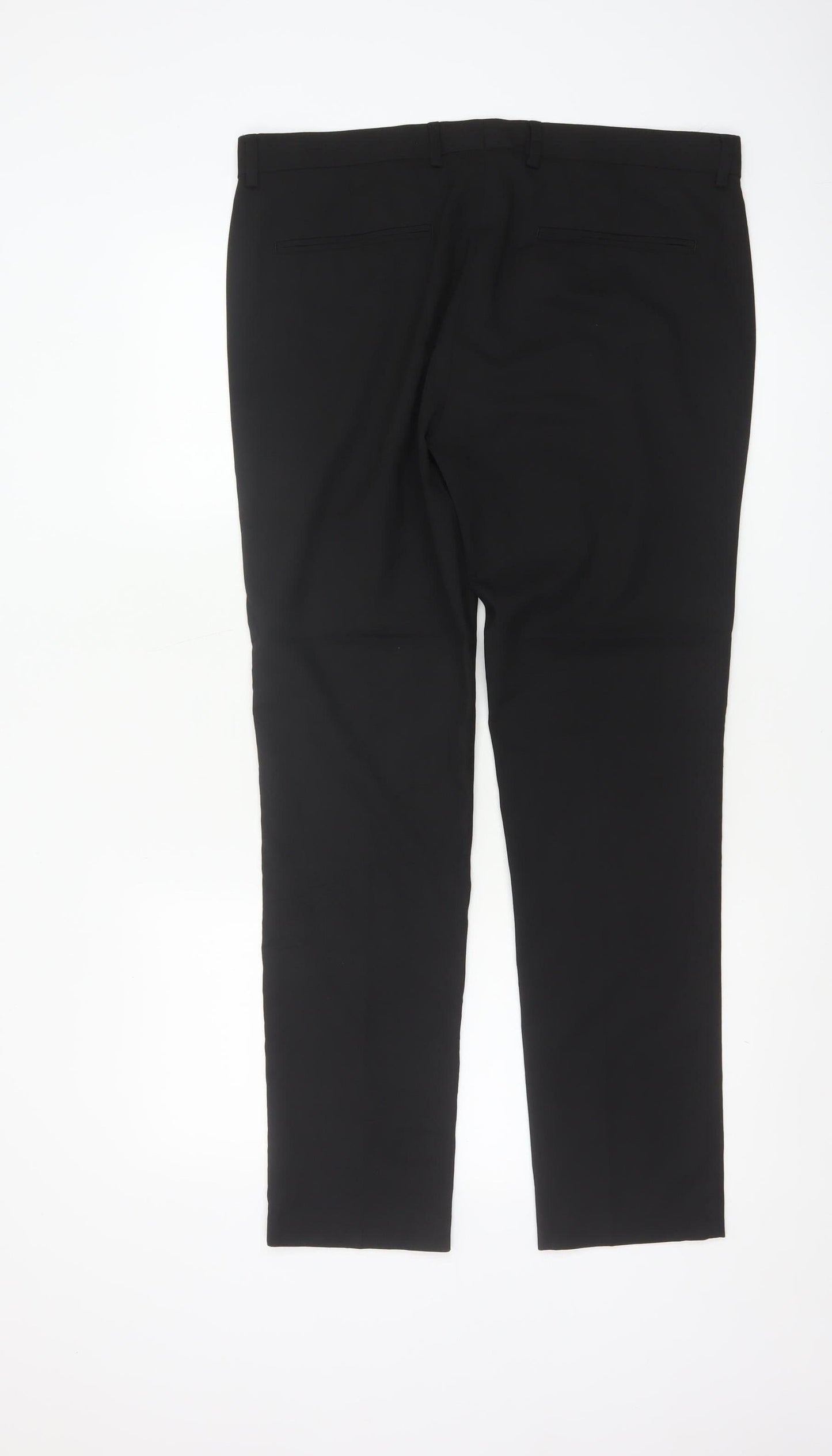 Topman Men's Black Slim Fit Dress Trousers W34 L30