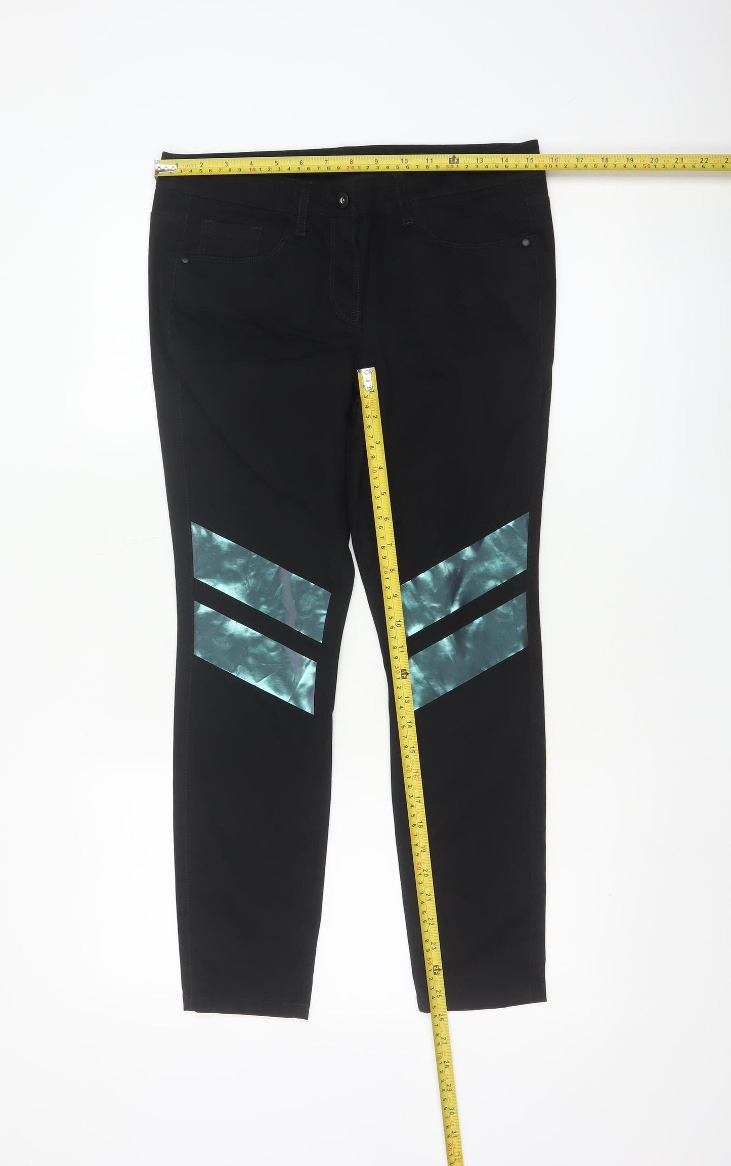 Next Petite Women's Black Jegging Size 10P Slim Stretch Trousers