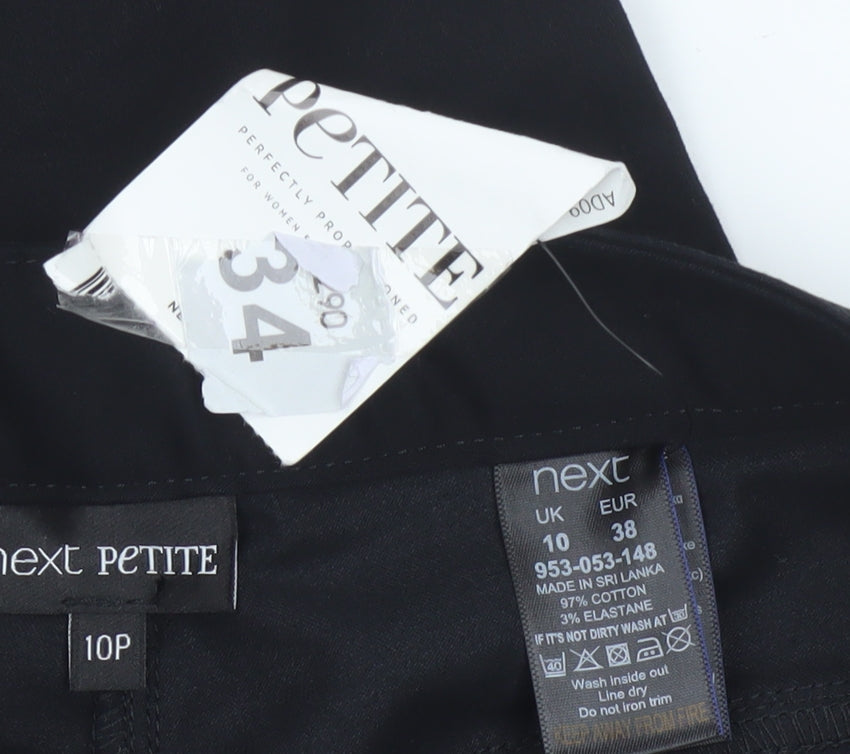 Next Petite Women's Black Jegging Size 10P Slim Stretch Trousers