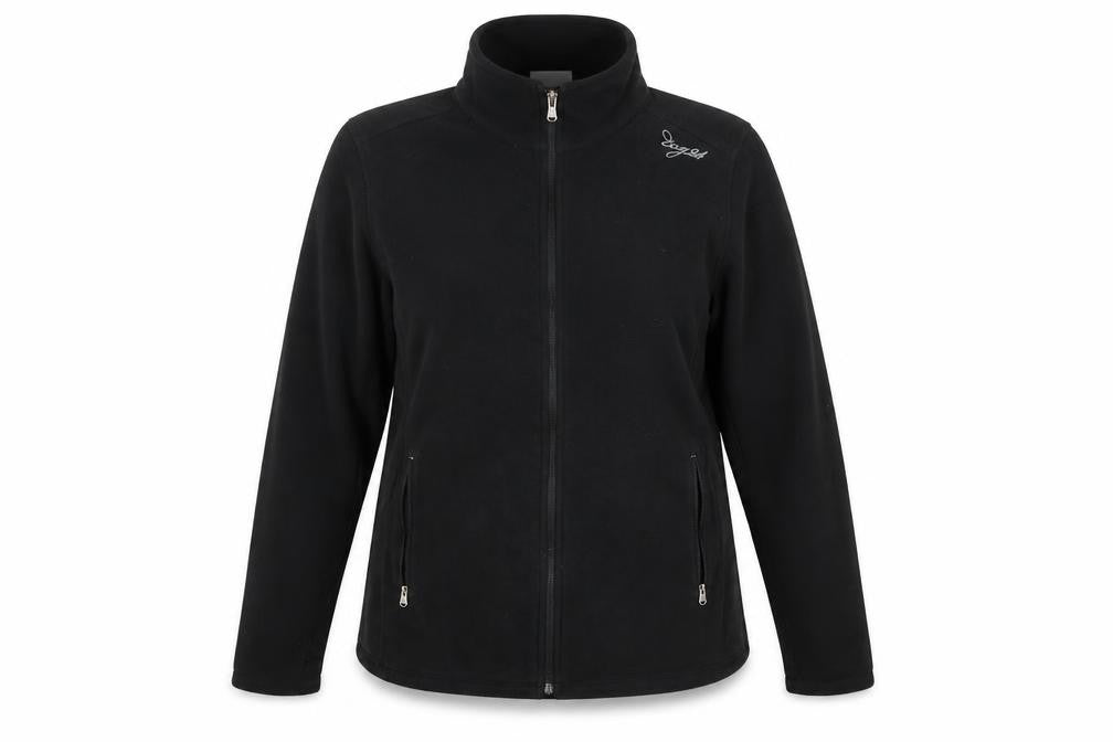 TOG24 Women's Black Fleece Jacket Size 16 Full Zip Outdoor Wear
