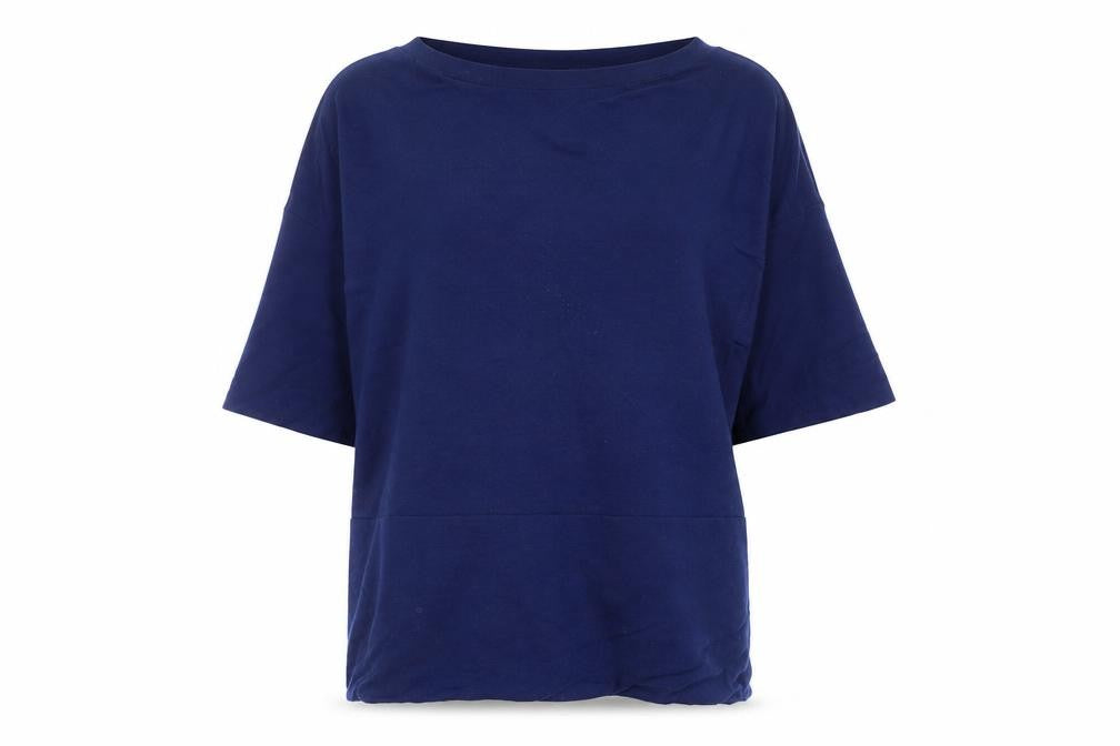 Jigsaw Women's Blue 100% Wool 3/4 Sleeve Pullover Jumper S