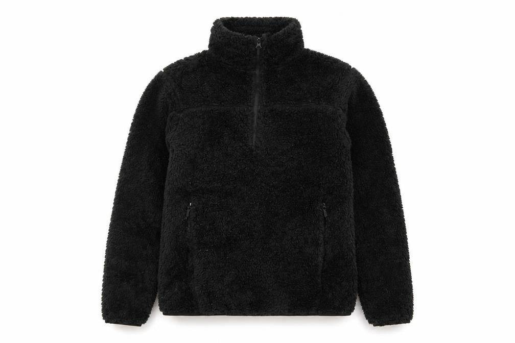 Mountain Warehouse Women Black Small Fleece Pullover Sweatshirt