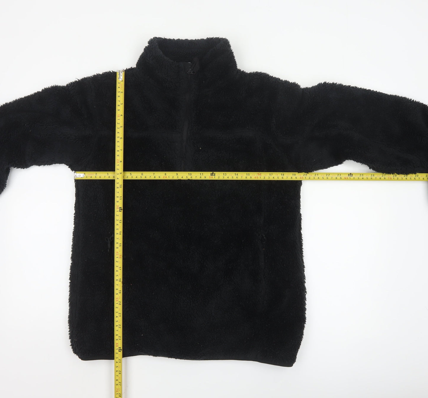 Mountain Warehouse Women Black Small Fleece Pullover Sweatshirt