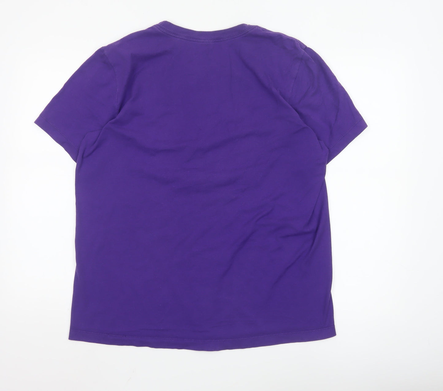 Nike Men's Purple Graphic Logo Sports T-Shirt Size S