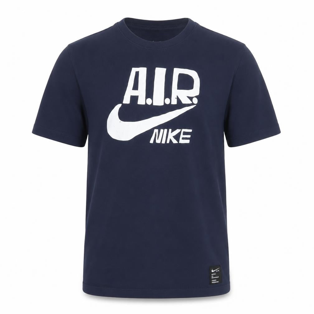 Nike Men's Navy Blue AIR Dri-FIT Graphic T-Shirt Size M