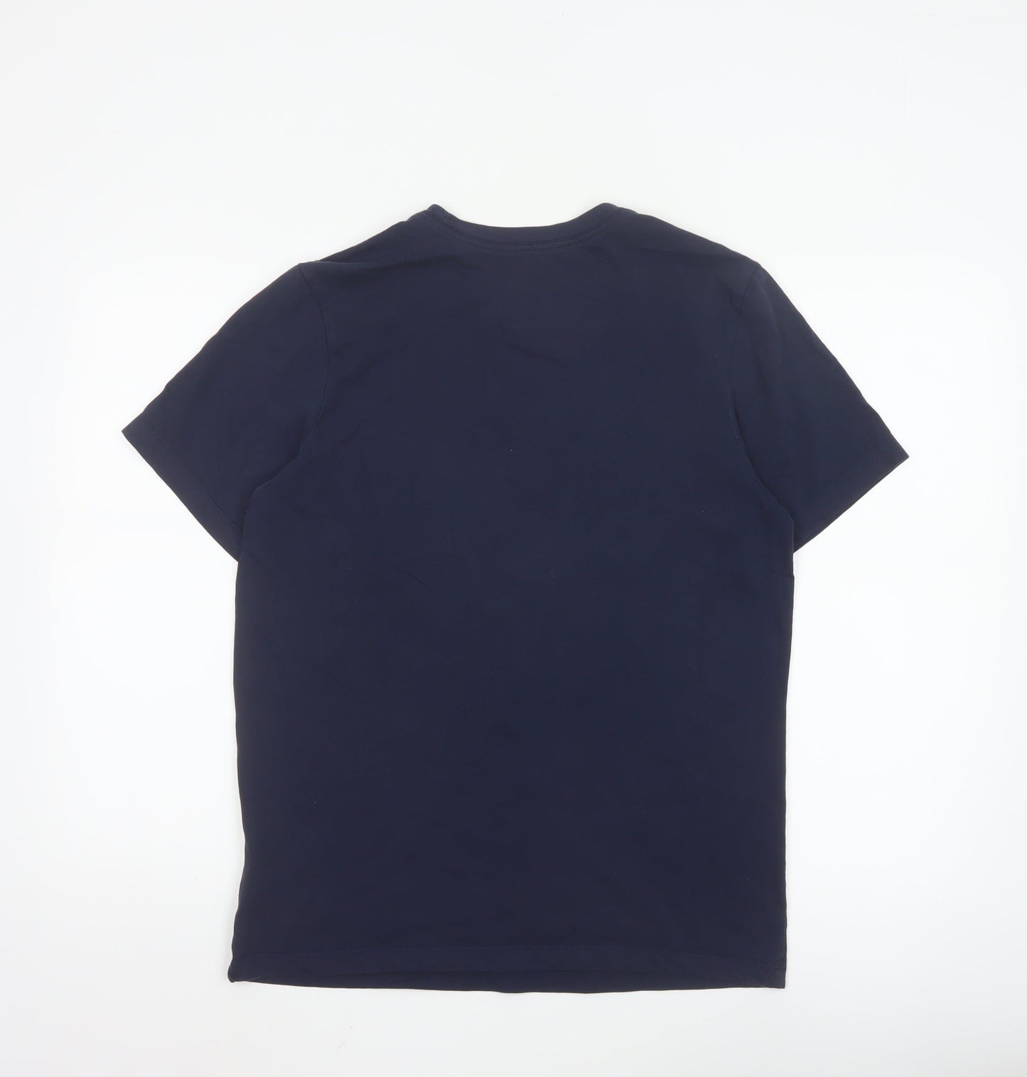 Nike Men's Navy Blue AIR Dri-FIT Graphic T-Shirt Size M