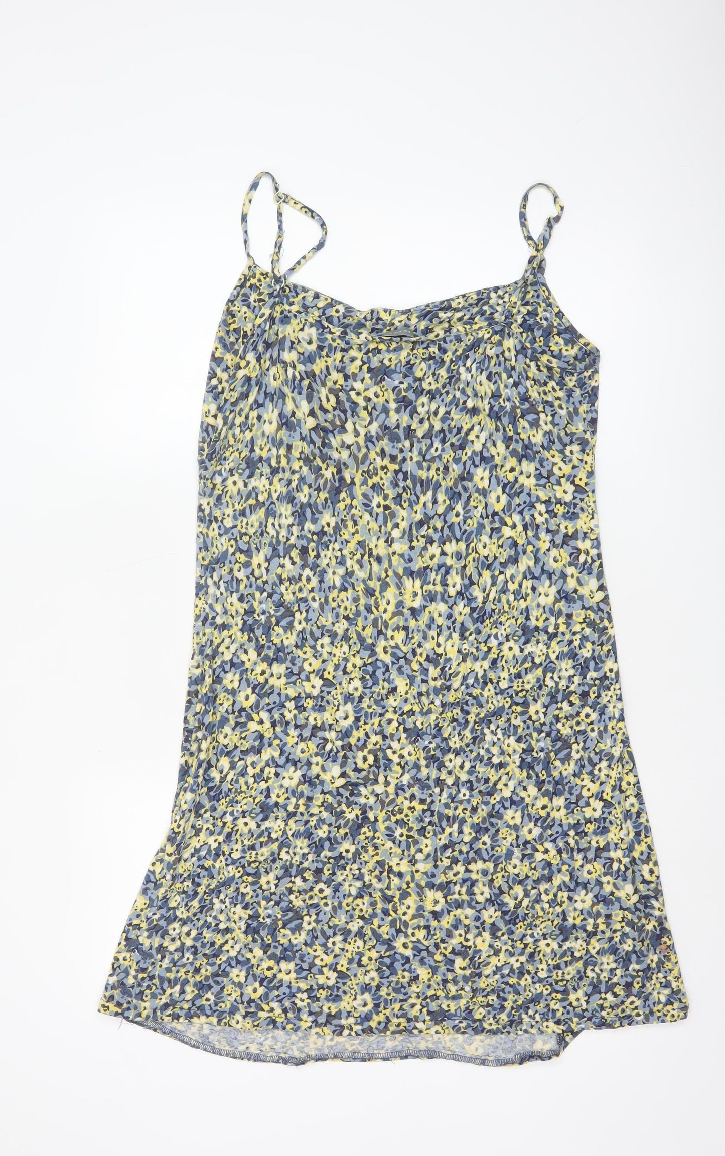Marks and Spencer Per Una Women's Multicoloured Floral V-Neck Slip Dress Size 16