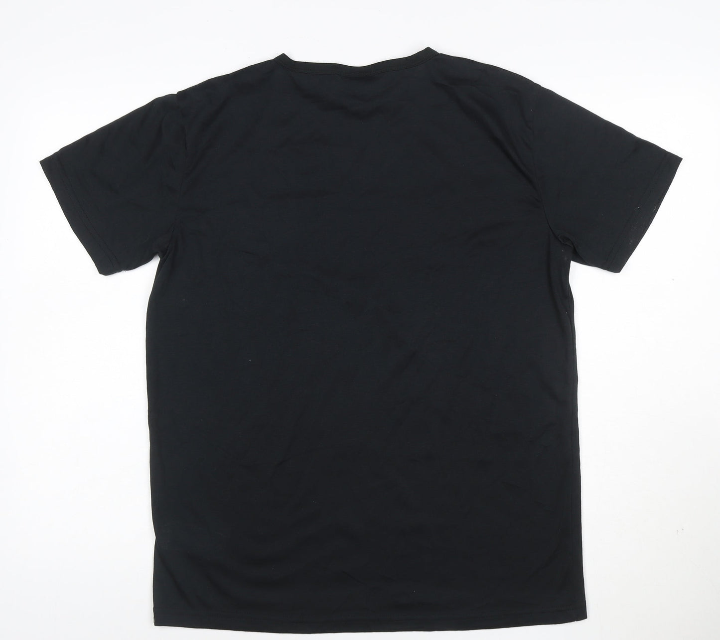 Lee Cooper Men's Black L Short Sleeve Crew Neck T-Shirt