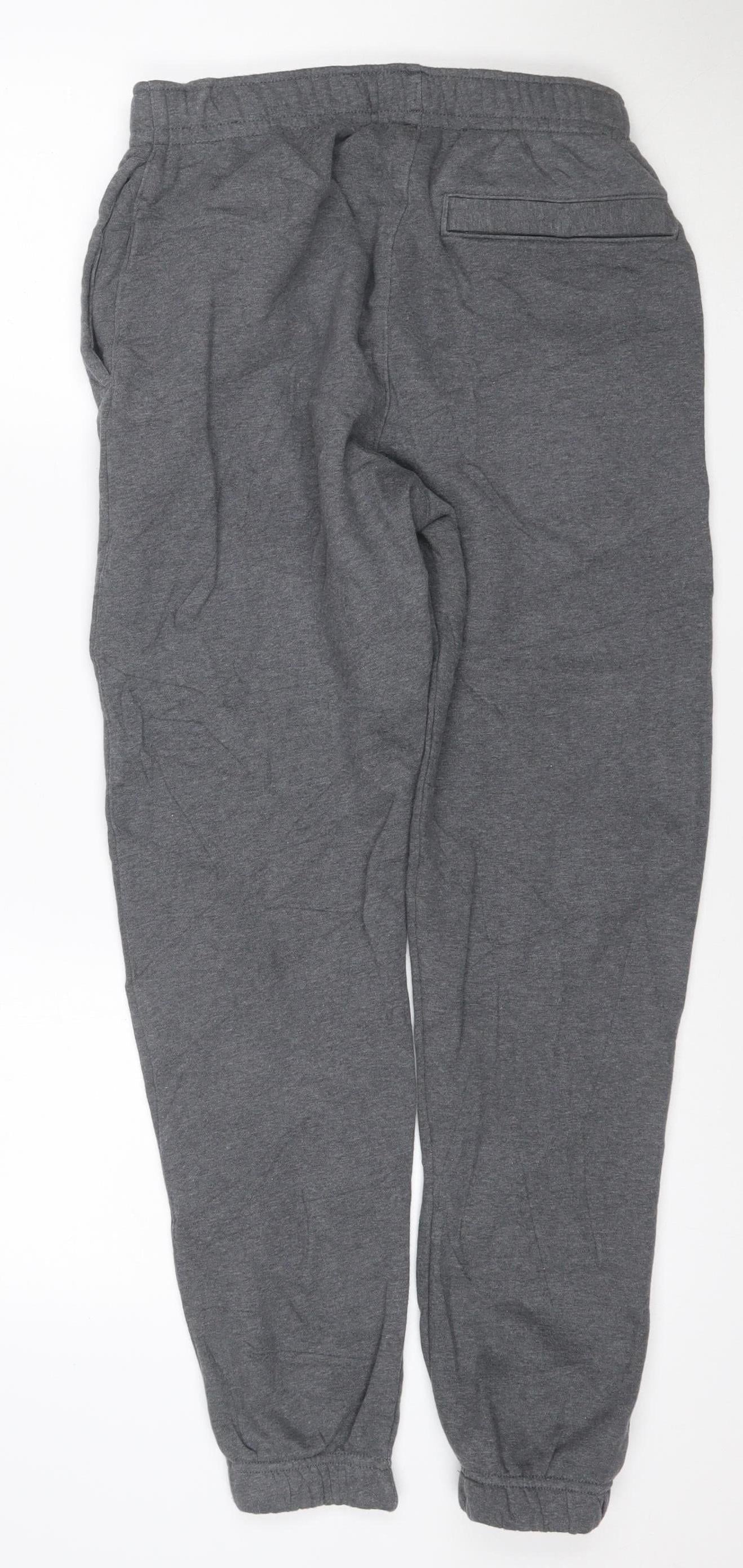Nike Men's Grey Jogger Sweatpants Small Regular Fit Cotton Blend