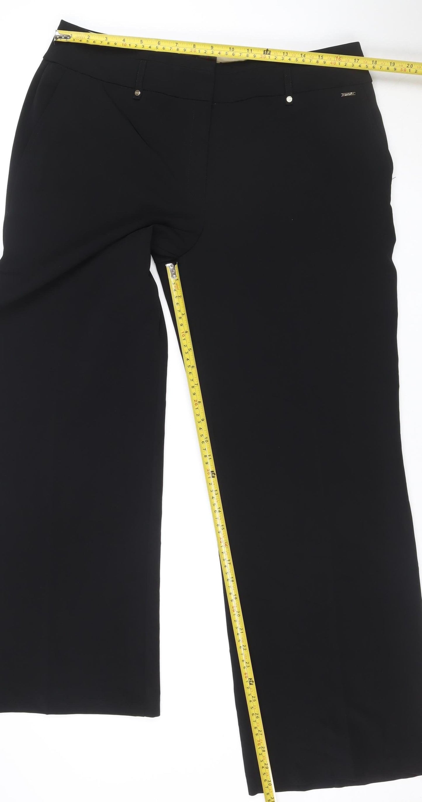 Marks and Spencer Women's Black Size 16 Dress Pants
