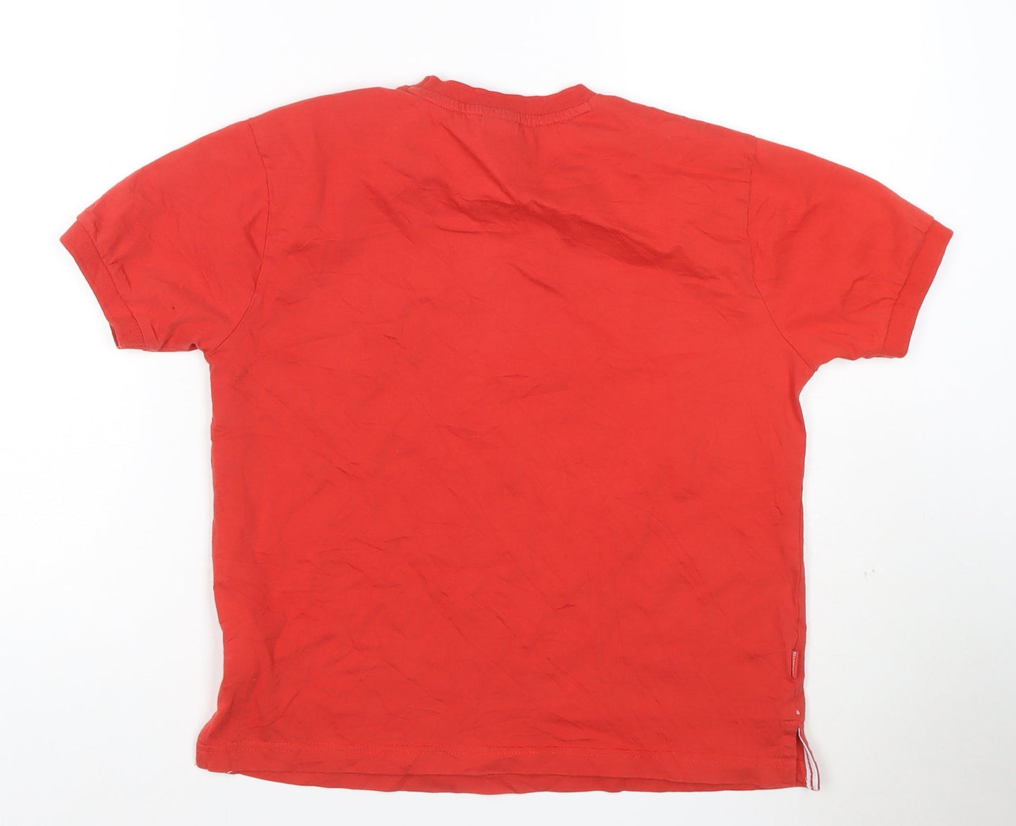 Slazenger Boys Red Short Sleeve Cotton Sports T-Shirt 11-12 Years