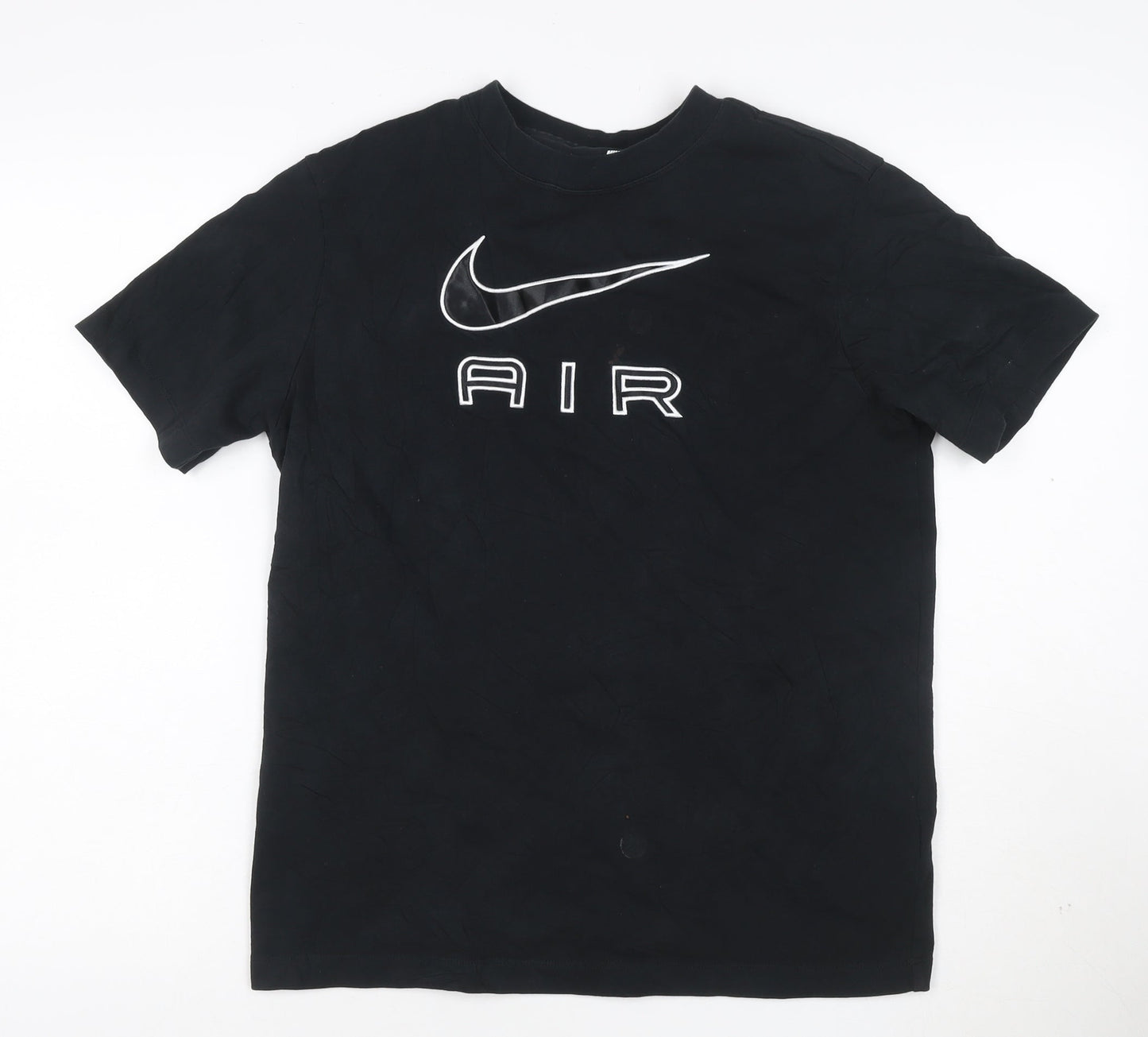 Nike Men's Black Air Graphic Loose Fit T-Shirt XS