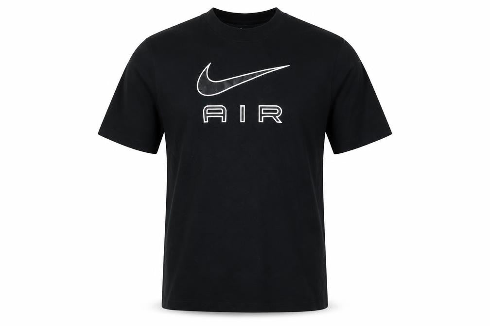 Nike Men's Black Air Graphic Loose Fit T-Shirt XS
