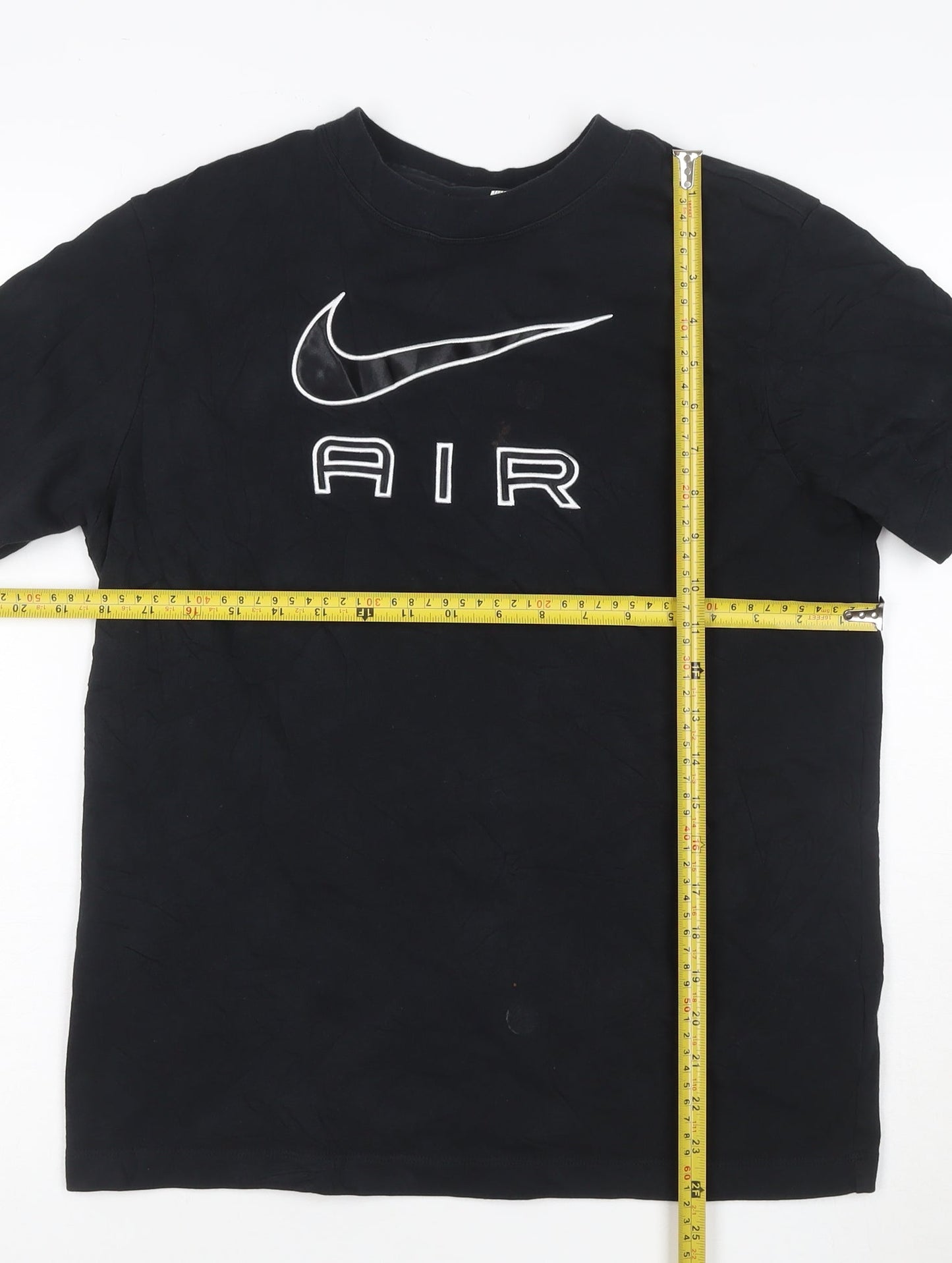 Nike Men's Black Air Graphic Loose Fit T-Shirt XS