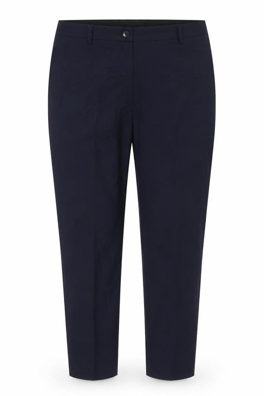 Next Women’s Blue Tailored Straight Leg Work Trousers Size 18 34in Waist