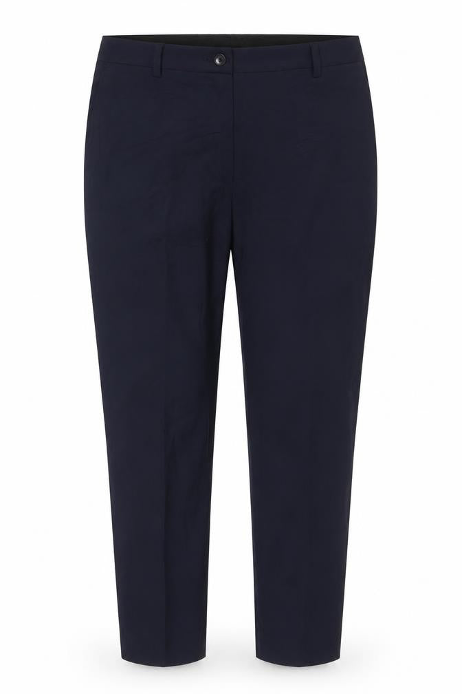 Next Women’s Blue Tailored Straight Leg Work Trousers Size 18 34in Waist