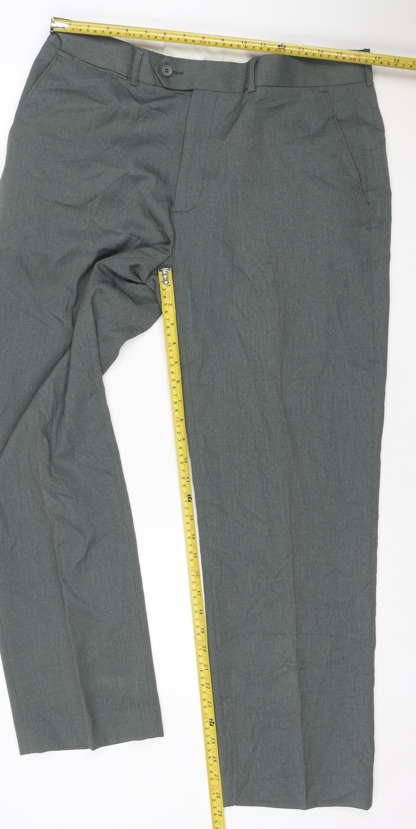 The Edinburgh Woollen Mill Men's Grey 36 Regular Trousers