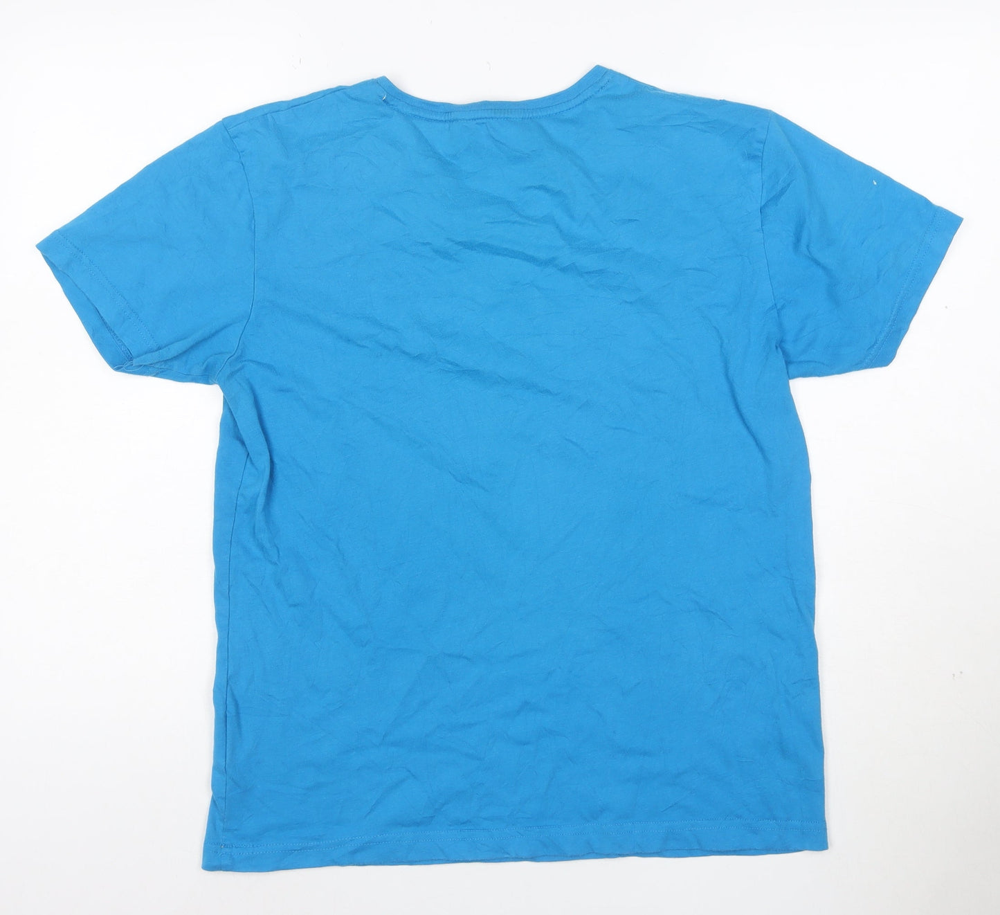 SoulCal & Co Men's Blue V-Neck Short Sleeve T-Shirt Size M