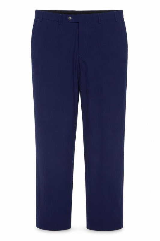 Next Men's Blue 36in Slim Fit Dress Trousers 29in Short Leg