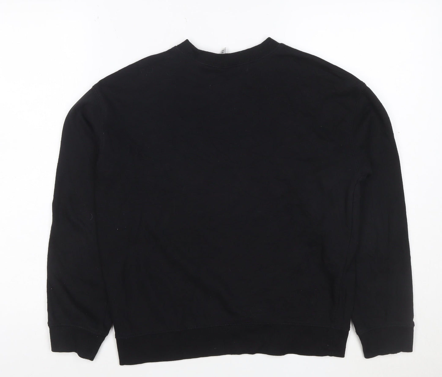 H&M Divided Women Black Mickey Mouse Pullover Sweatshirt Size S