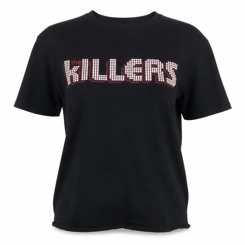 The Killers Women's Black Cotton Band T-Shirt M Short Sleeve