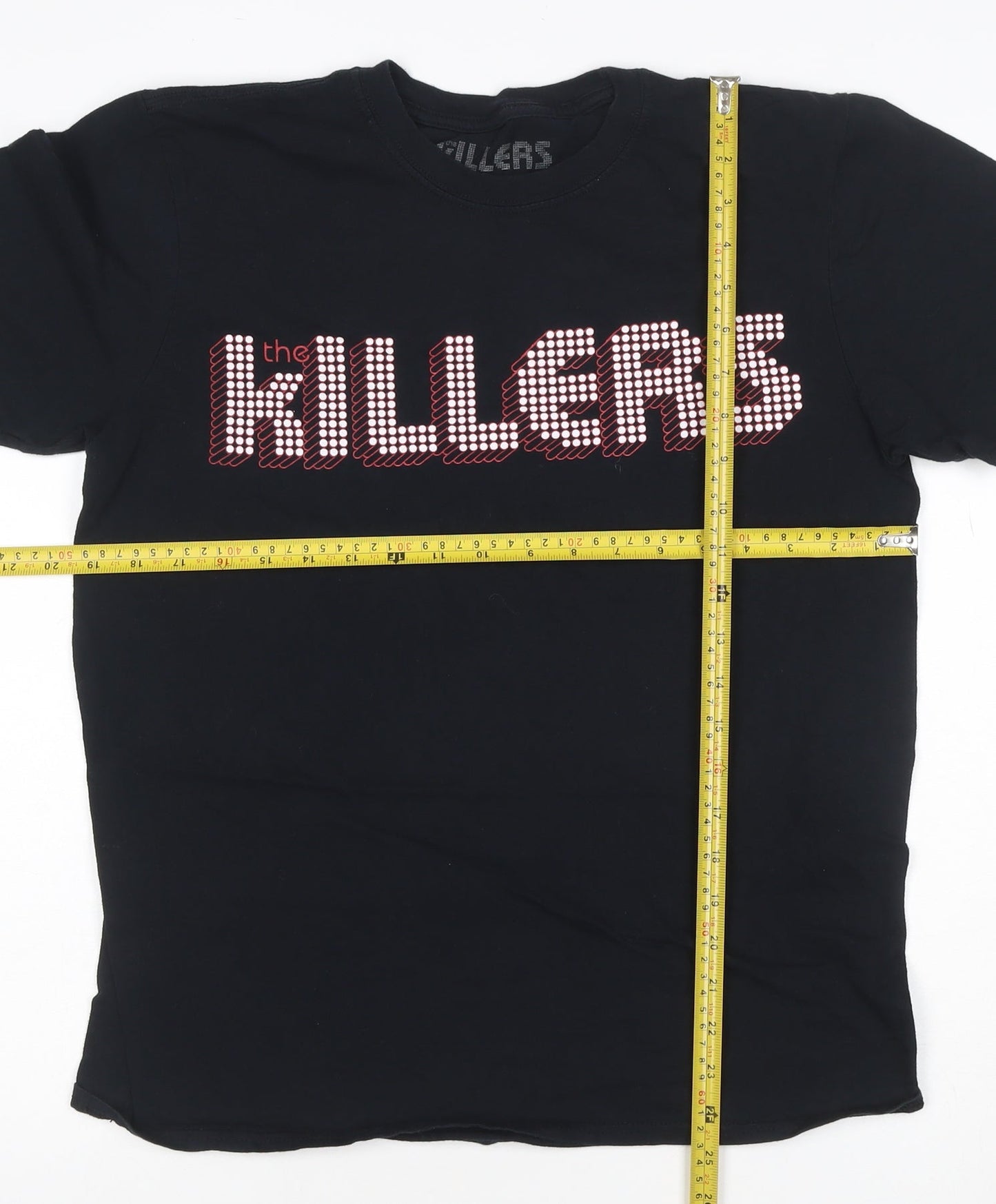 The Killers Women's Black Cotton Band T-Shirt M Short Sleeve