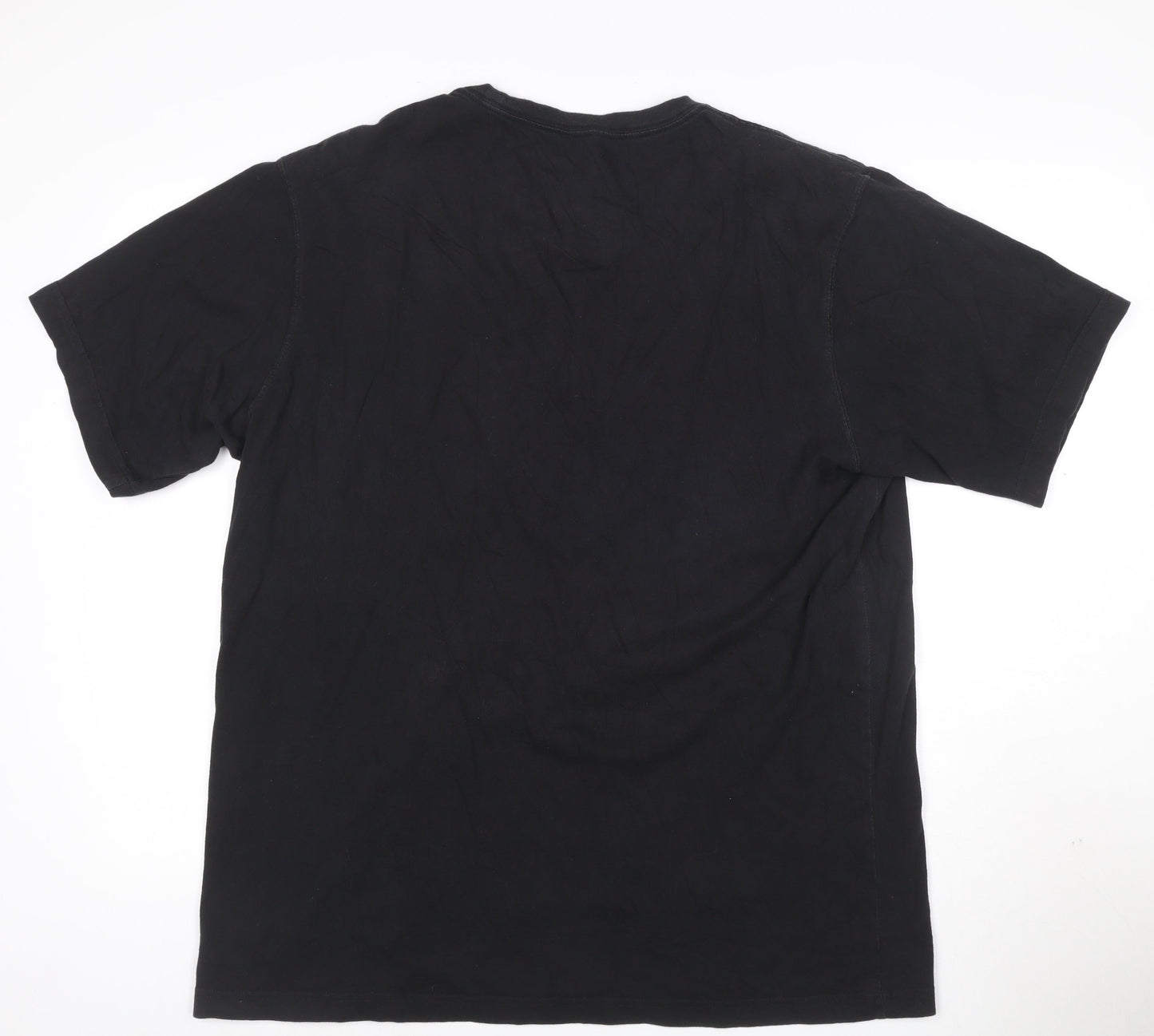 Maharishi Men's Black Organic Cotton XL Embroidered Tiger T-Shirt