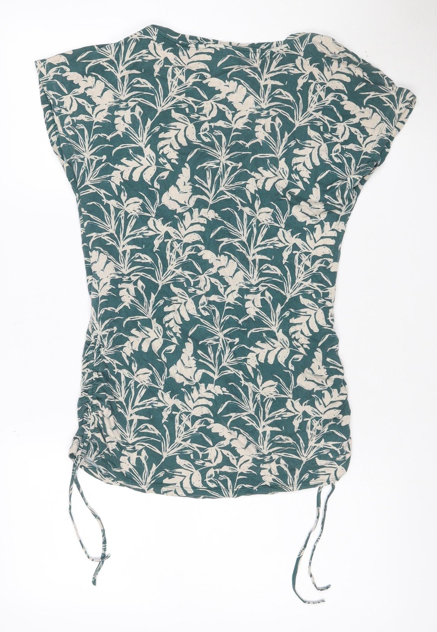 Phase Eight Women’s Green Floral Tunic Blouse Size 10