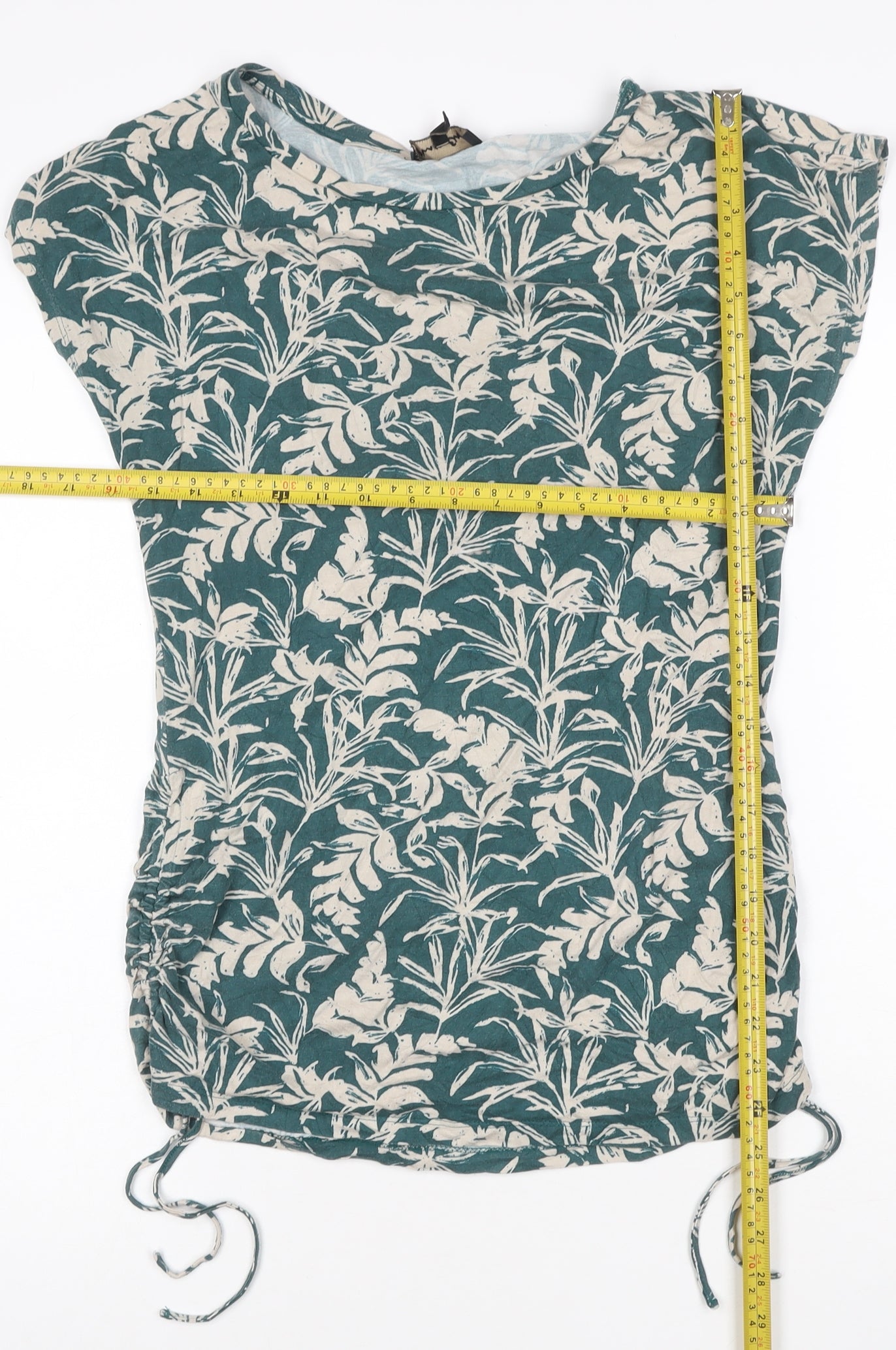 Phase Eight Women’s Green Floral Tunic Blouse Size 10