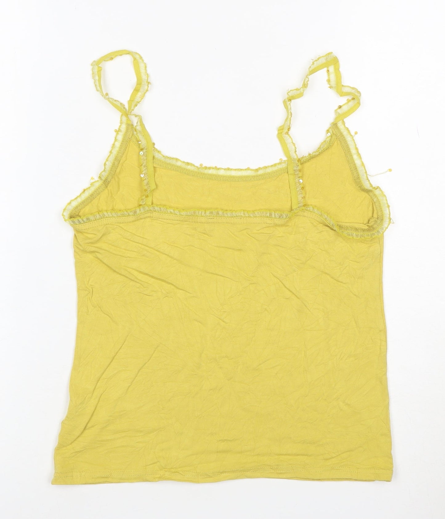 Phase Eight Womens Yellow Viscose Camisole Tank Top Size 14
