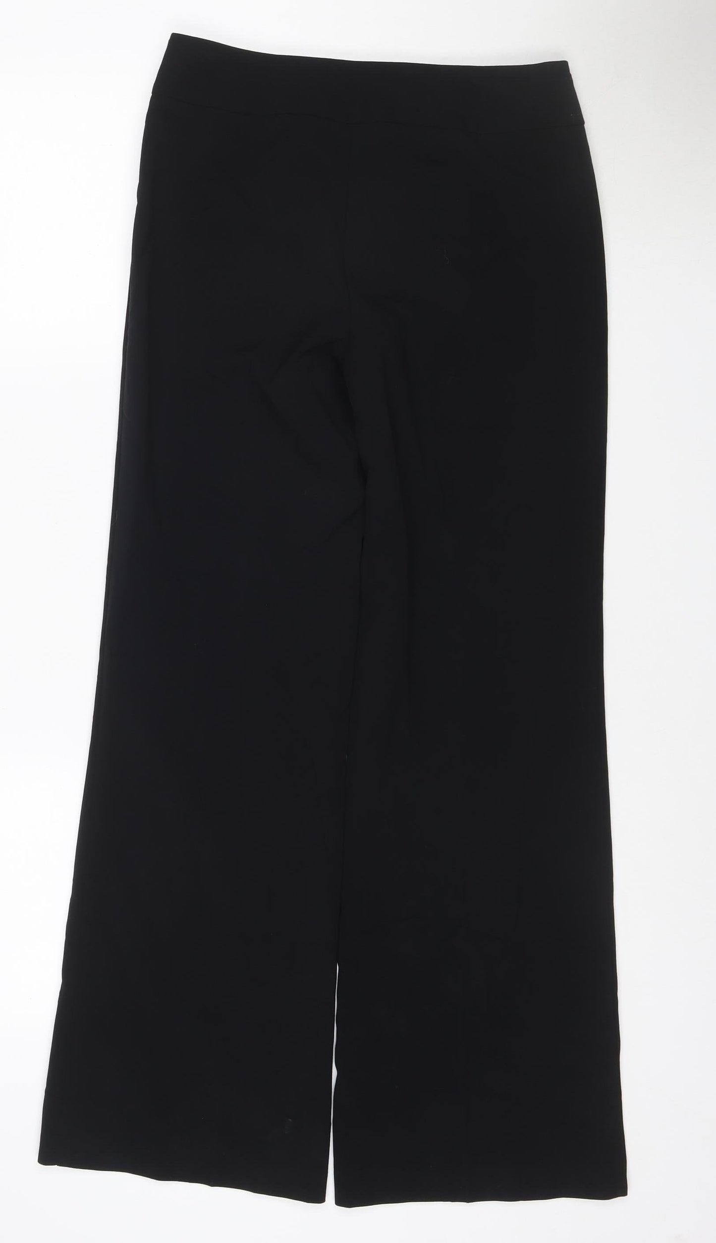 Marks and Spencer Autograph Women's Black UK 8 Wide-Leg Trousers