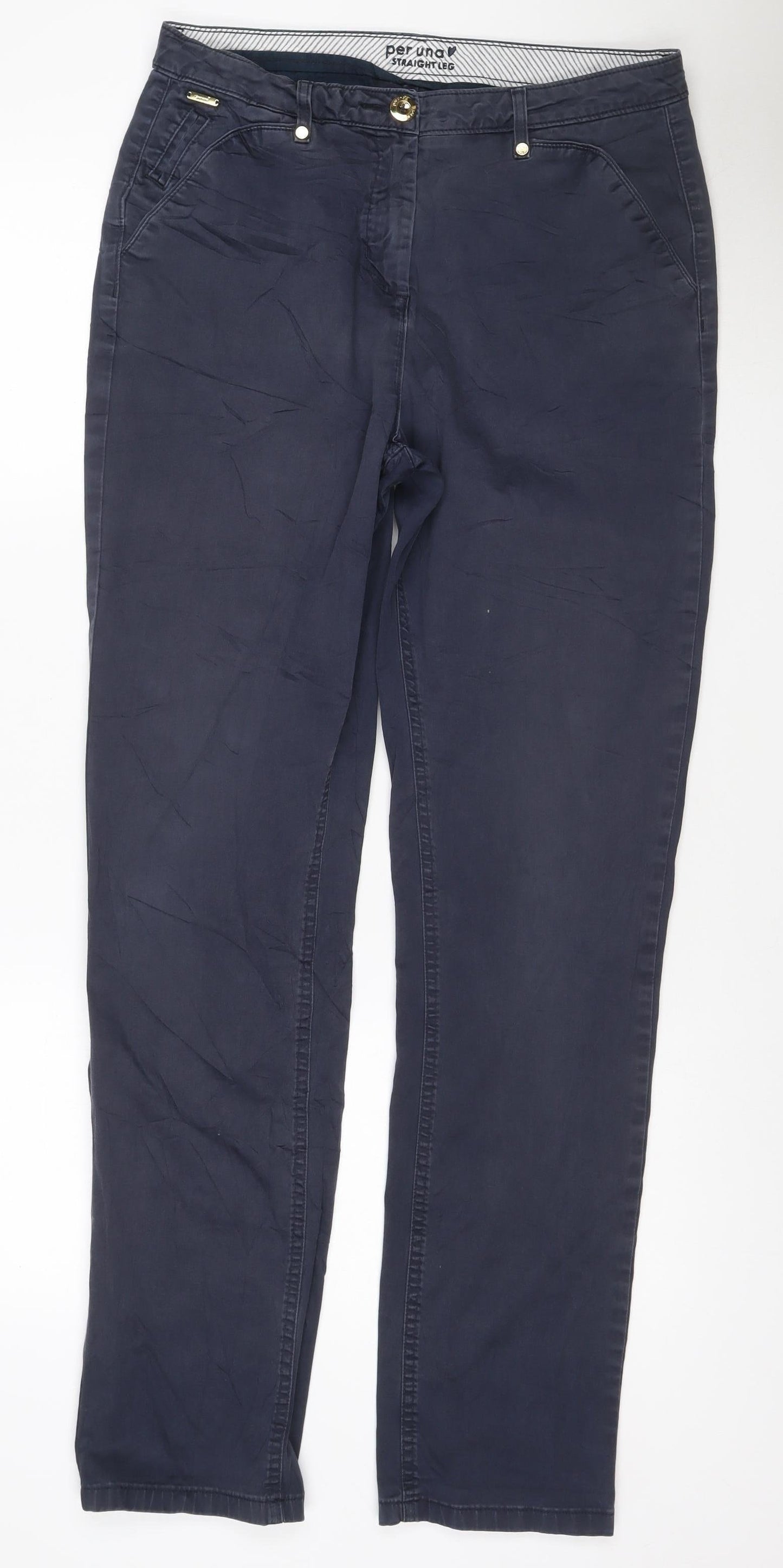Marks and Spencer Men’s Blue Straight Leg Jeans 40 Regular Fit