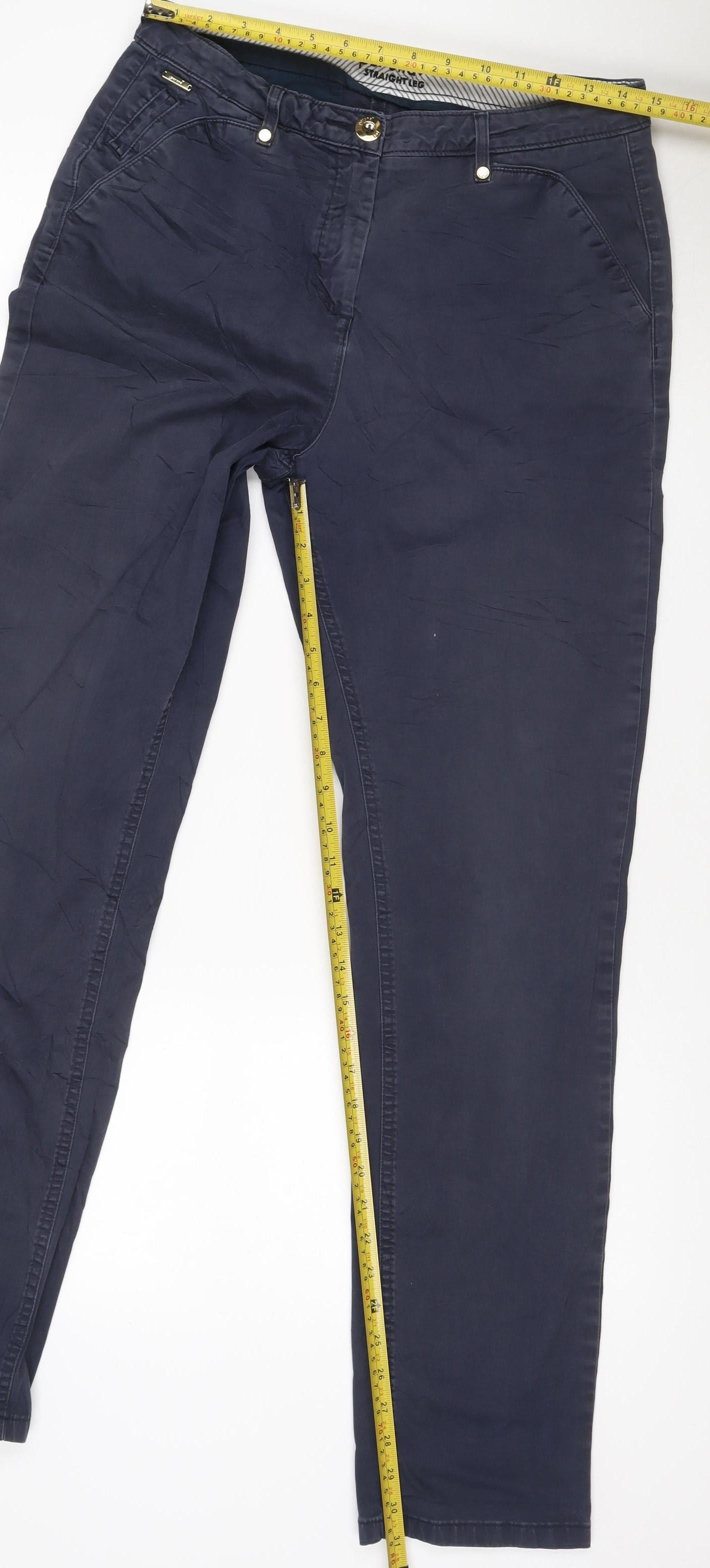 Marks and Spencer Men’s Blue Straight Leg Jeans 40 Regular Fit
