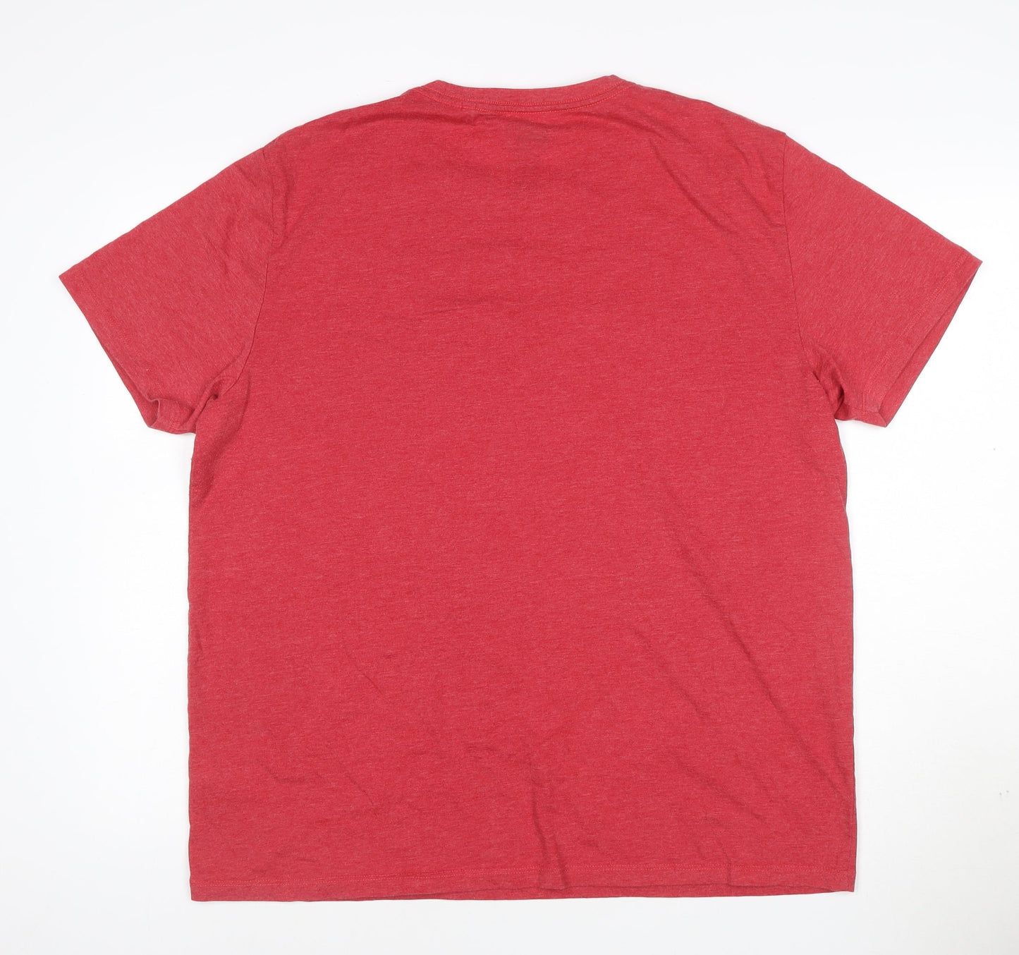 Next Men's Red Merry Minions Christmas T-Shirt XL Cotton Blend