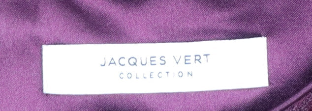 Jacques Vert Women Purple Sheath Knee Length Dress Size 20