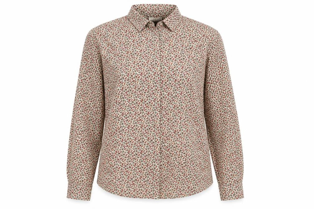 Liz Claiborne Women's Multicoloured Floral Long Sleeve Button-Up Shirt Size L
