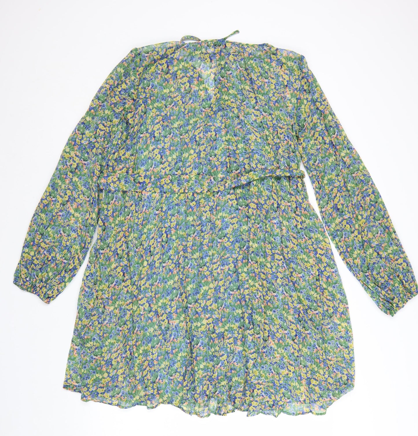 Marks and Spencer Women’s Multicoloured Floral A-Line Knee Length Dress Size 10