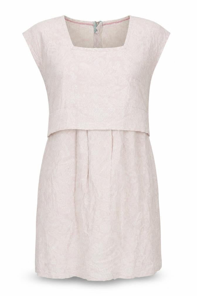 Tom Joule Women’s Pink Floral Shift Dress Size 14 Zip Casual Classic Style