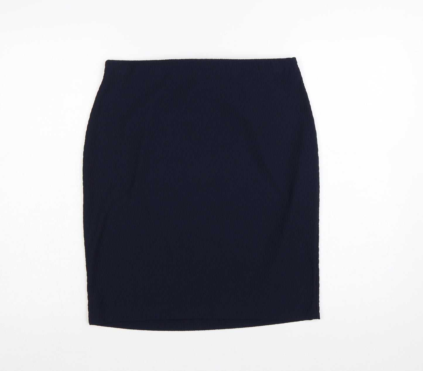 Roman Women’s Blue Size 12 Pencil Skirt Stretch Jersey Workwear