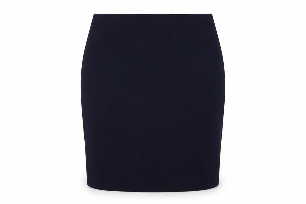Roman Women’s Blue Size 12 Pencil Skirt Stretch Jersey Workwear