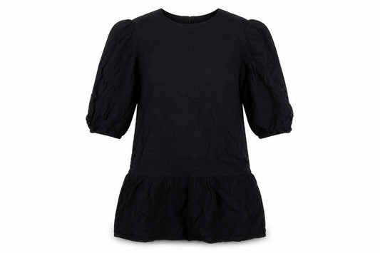 Warehouse Women’s Black Viscose Shift Dress Size 8 3/4 Sleeve