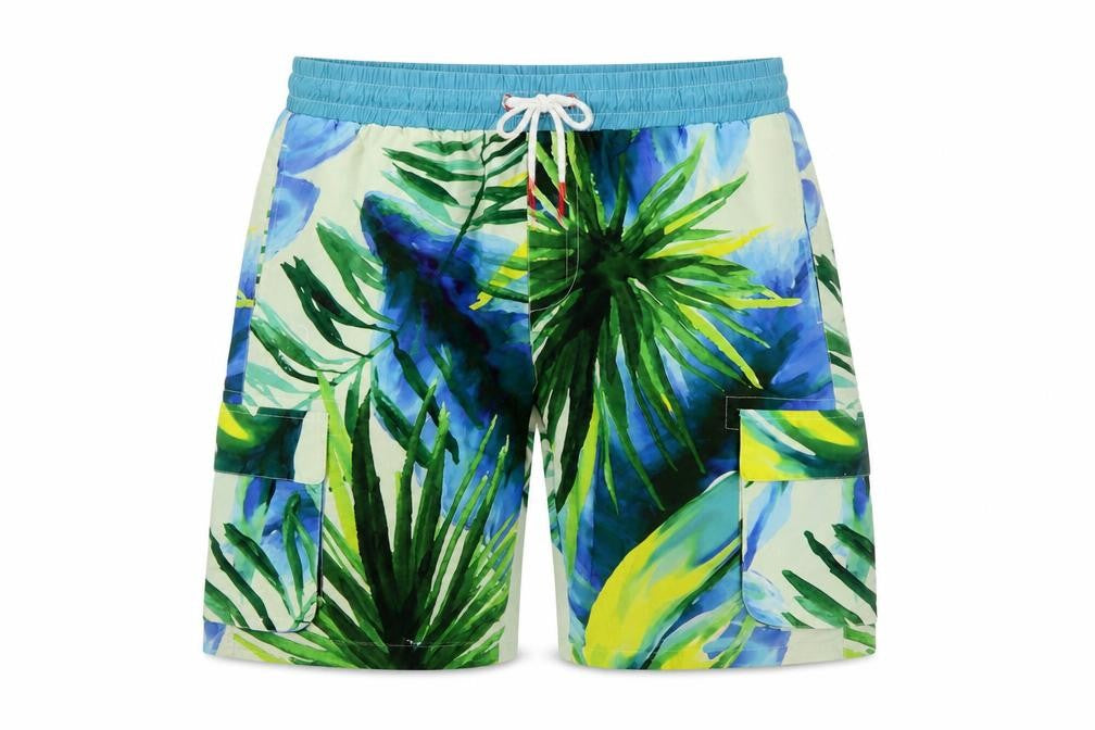 SoulCal Men's Multicoloured Tropical Board Shorts L