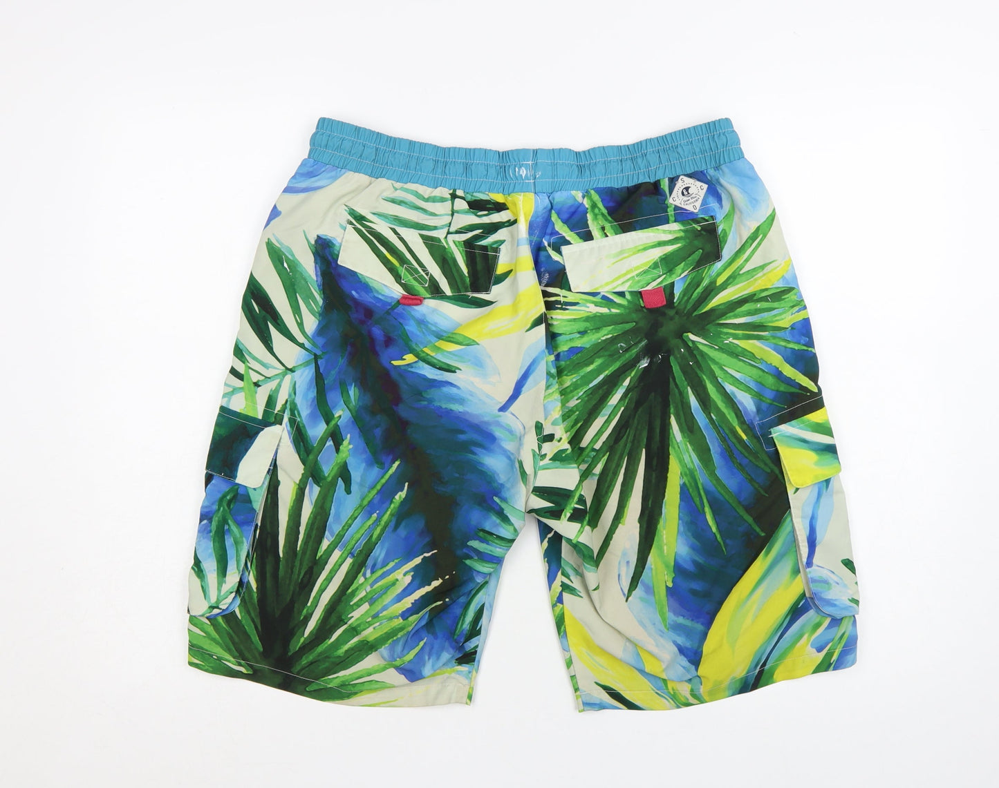 SoulCal&Co Men's Multicoloured Tropical Board Shorts L