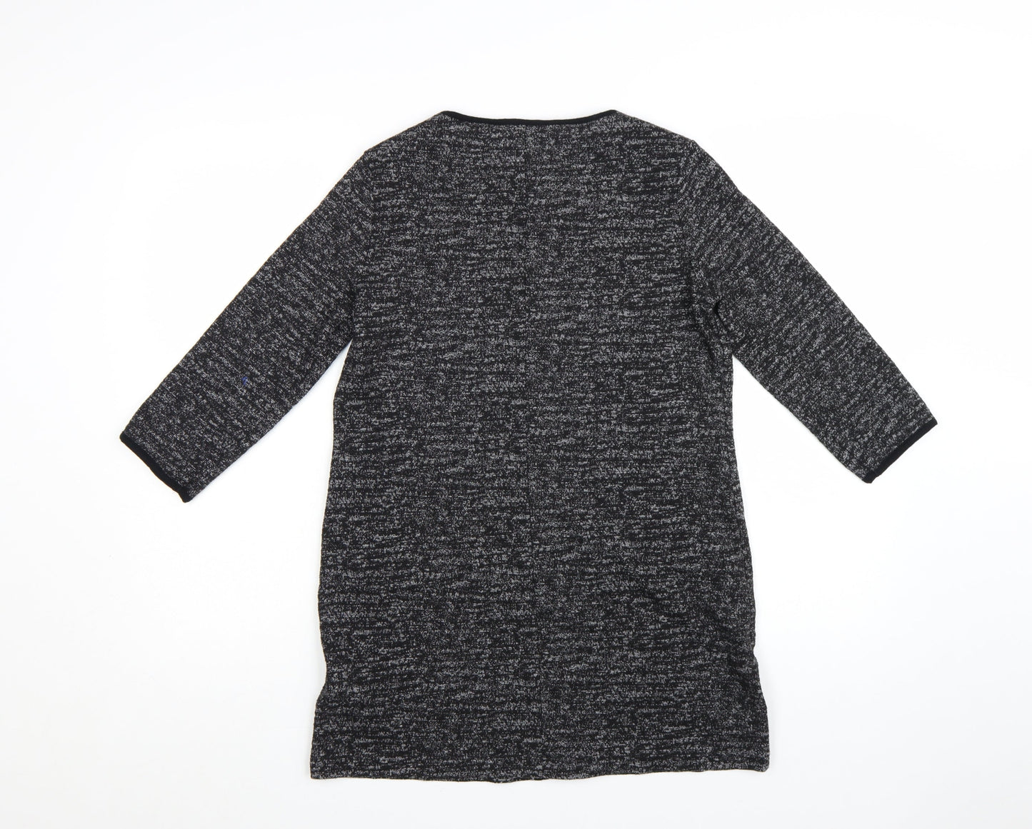Marks and Spencer Women's Grey Knit Shift Dress Size 12