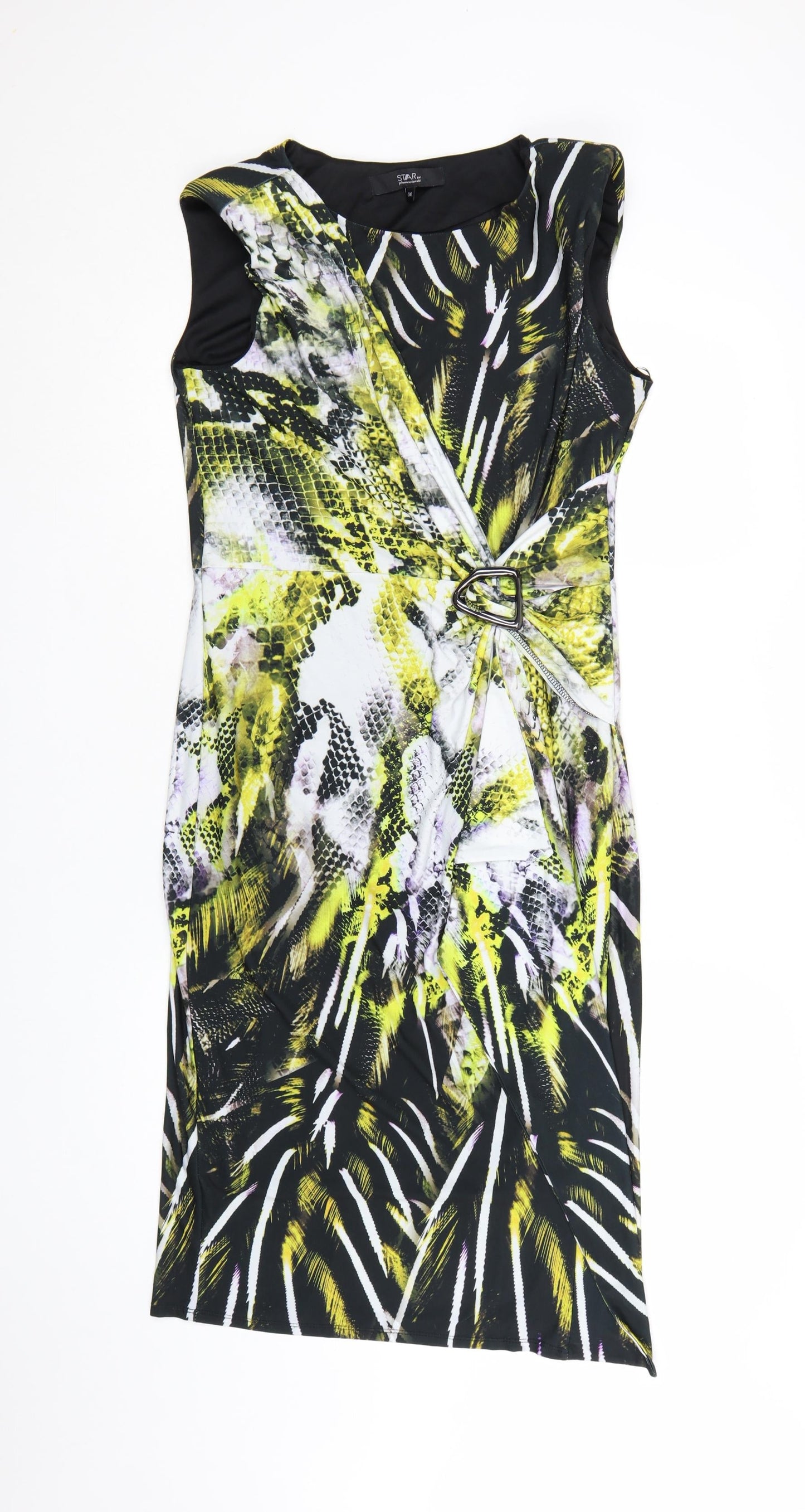 Star by Julien Macdonald Women’s Multicoloured Size 14 Sleeveless Sheath Dress