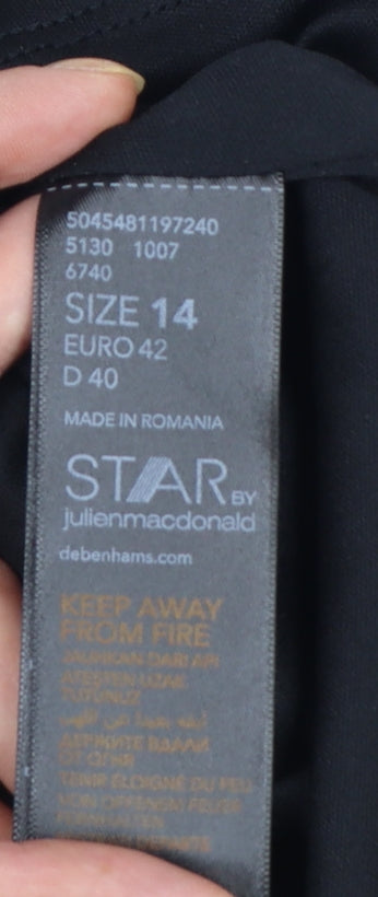Star by Julien Macdonald Women’s Multicoloured Size 14 Sleeveless Sheath Dress
