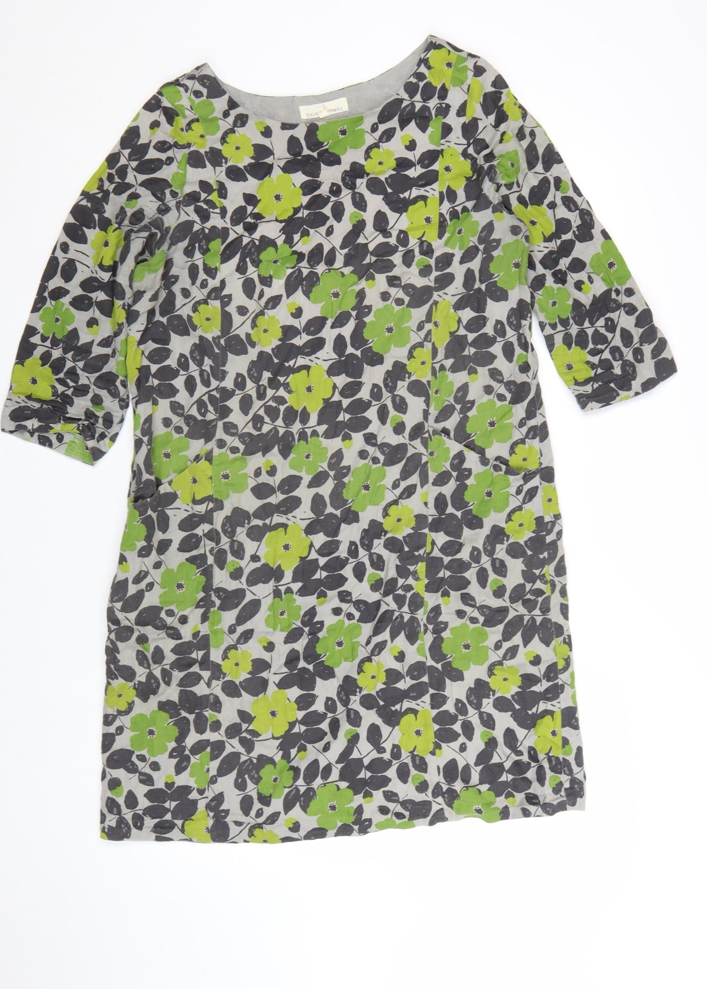 Seasalt Cornwall Women’s Multicoloured Floral Shift Dress UK 12