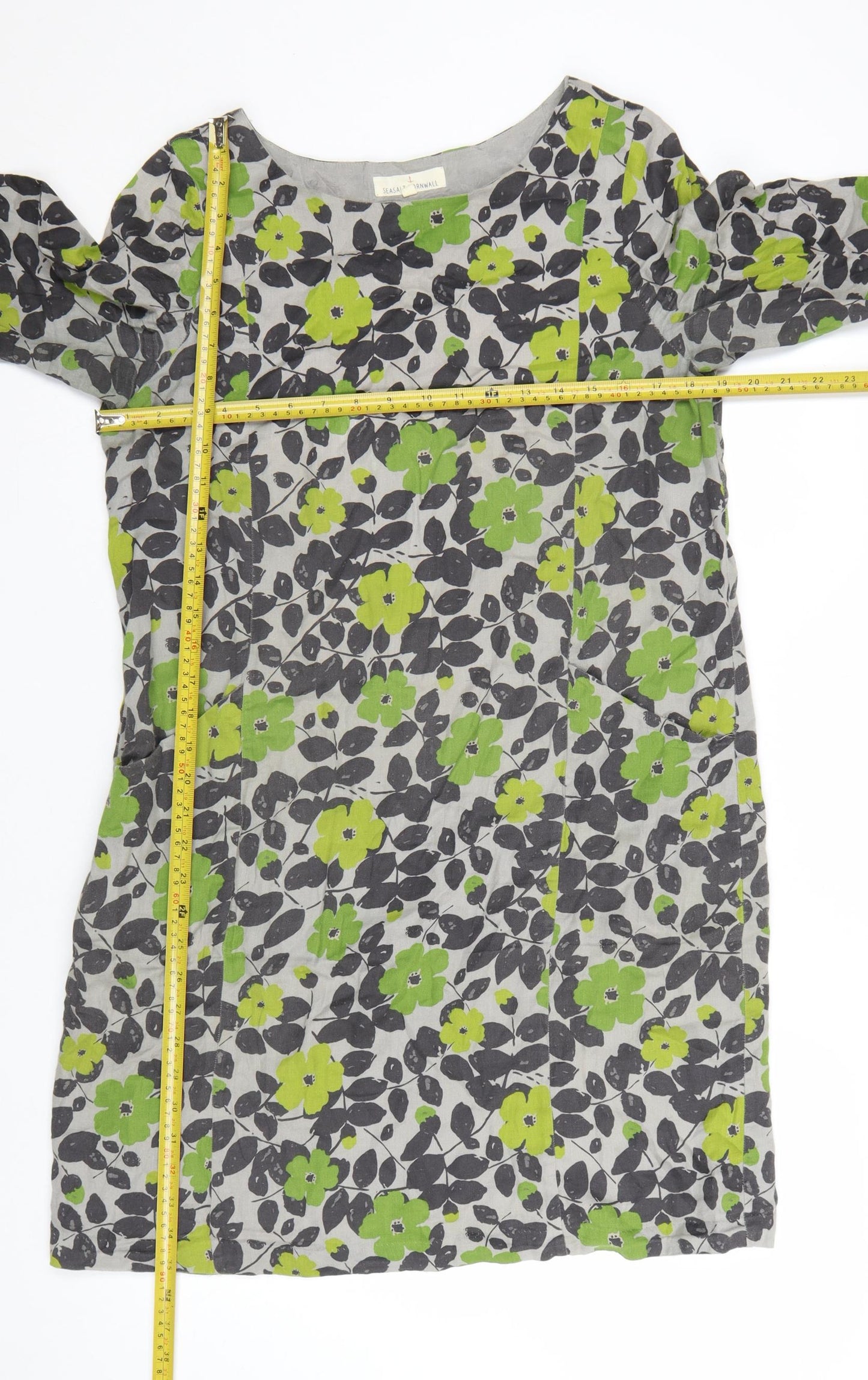 Seasalt Cornwall Women’s Multicoloured Floral Shift Dress UK 12