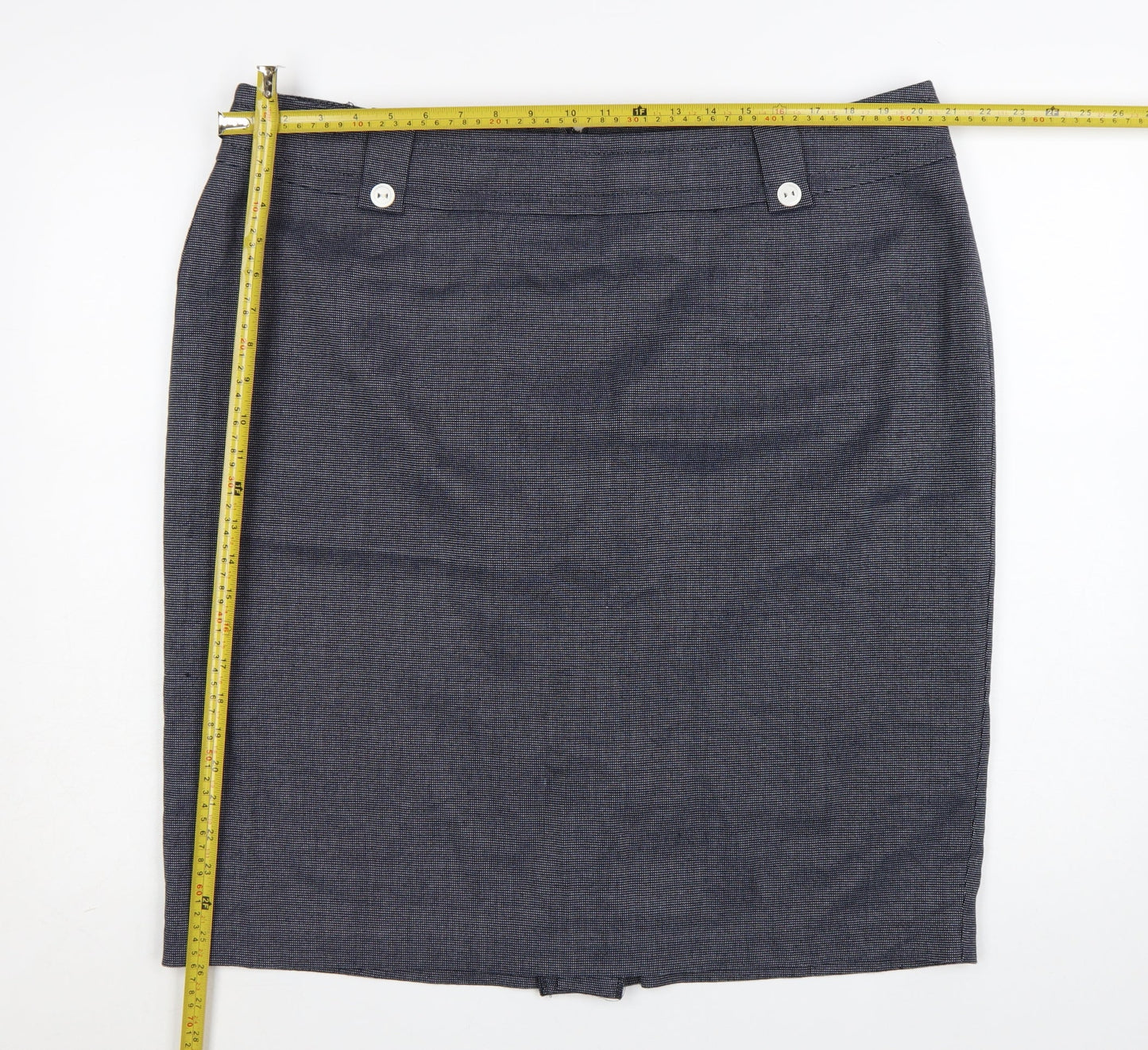 Marks and Spencer Women’s Grey Wool Blend Pencil Skirt Size 22