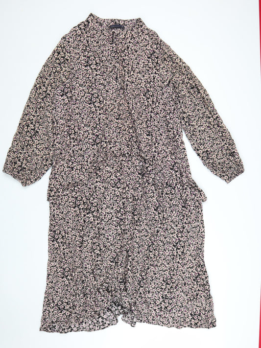 Marks and Spencer Women’s Multicoloured Floral Midi A-Line Dress Size 20